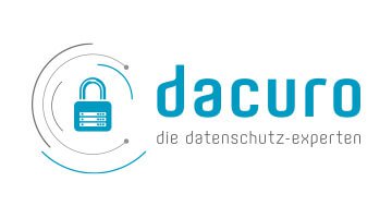 dacuro – die Datenschutz-Experten Logo, Design FarbFaible, Miriam Hohmann