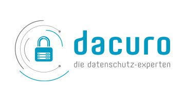 dacuro – die Datenschutz-Experten Logo, Design FarbFaible, Miriam Hohmann