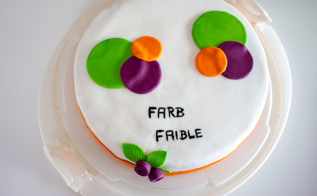 10 Jahre FarbFaible Marken- und Designagentur – Kuchen zum 2. Firmengeburtstag