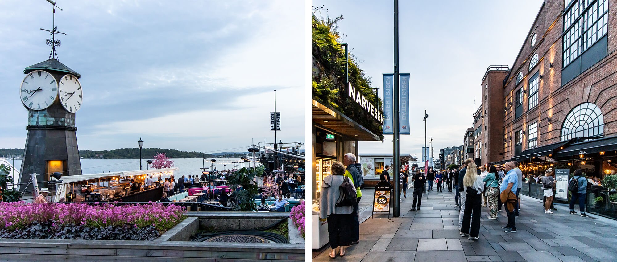 Workation in Norwegen, der Stadtteil Anker Brygge von Oslo