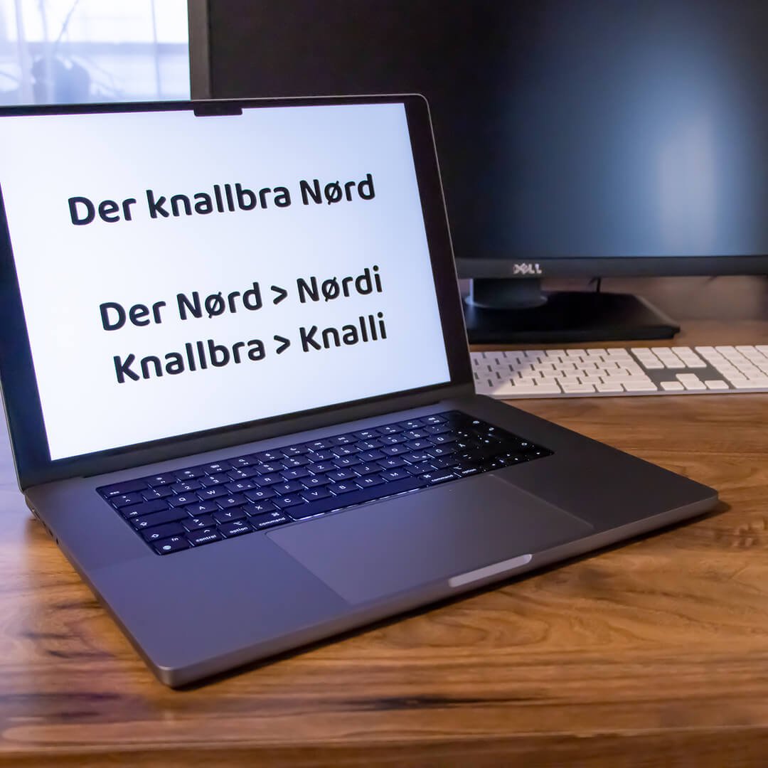Mein neues MacBook der Nørd oder auch Nørdi genannt