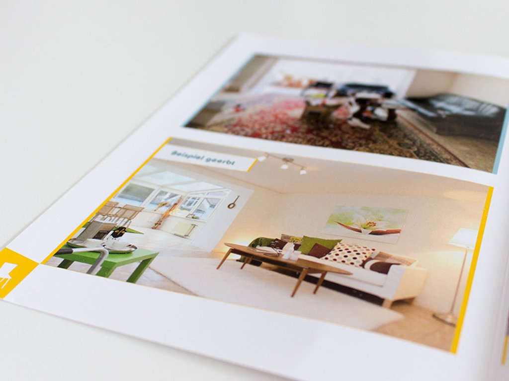 Flyer Home Staging Detail, Bilddetailansicht