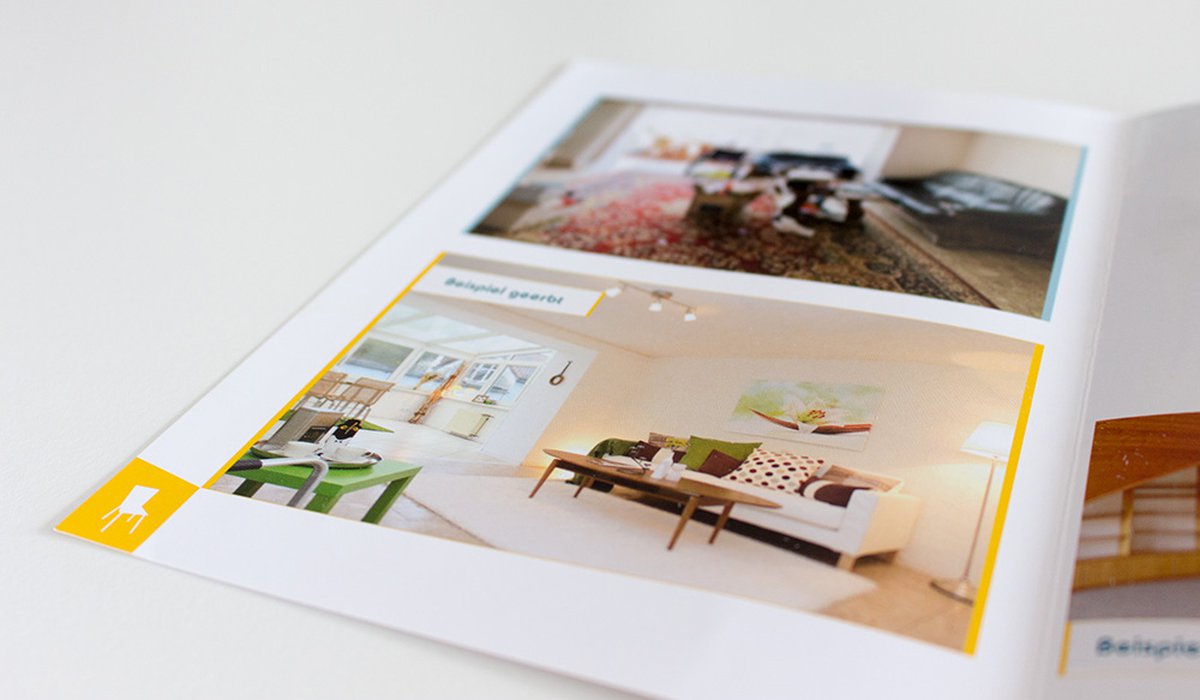 Flyer Home Staging Detail, Bilddetailansicht