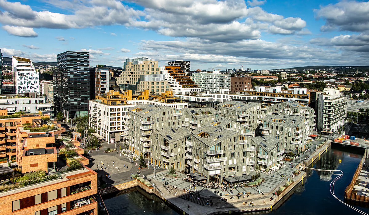 Workation in Norwegen: Ausblick vom Munch Museum Oslo