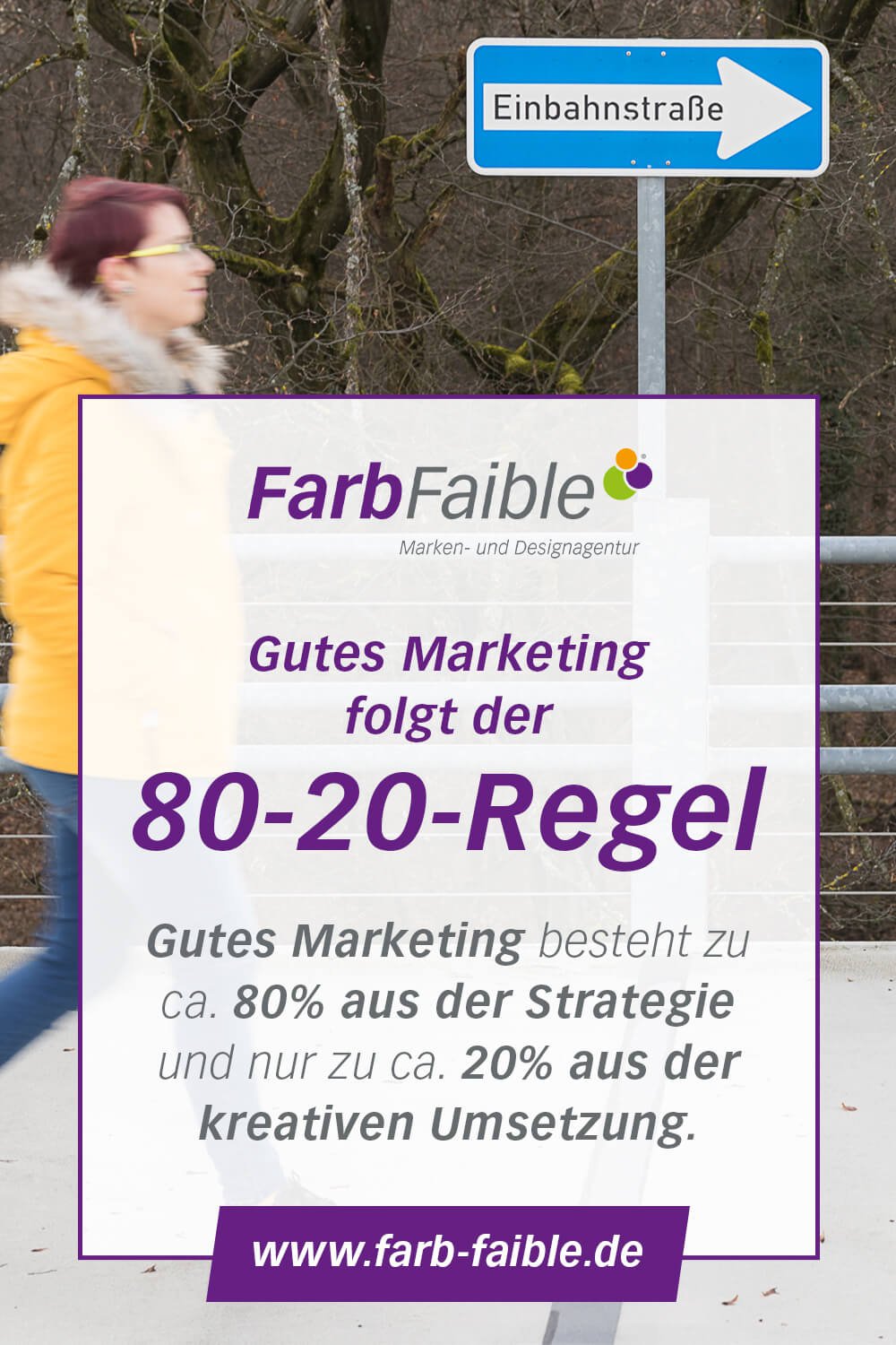 Gutes Marketing folgt der 80-20-Regel: Strategie und Gestaltung