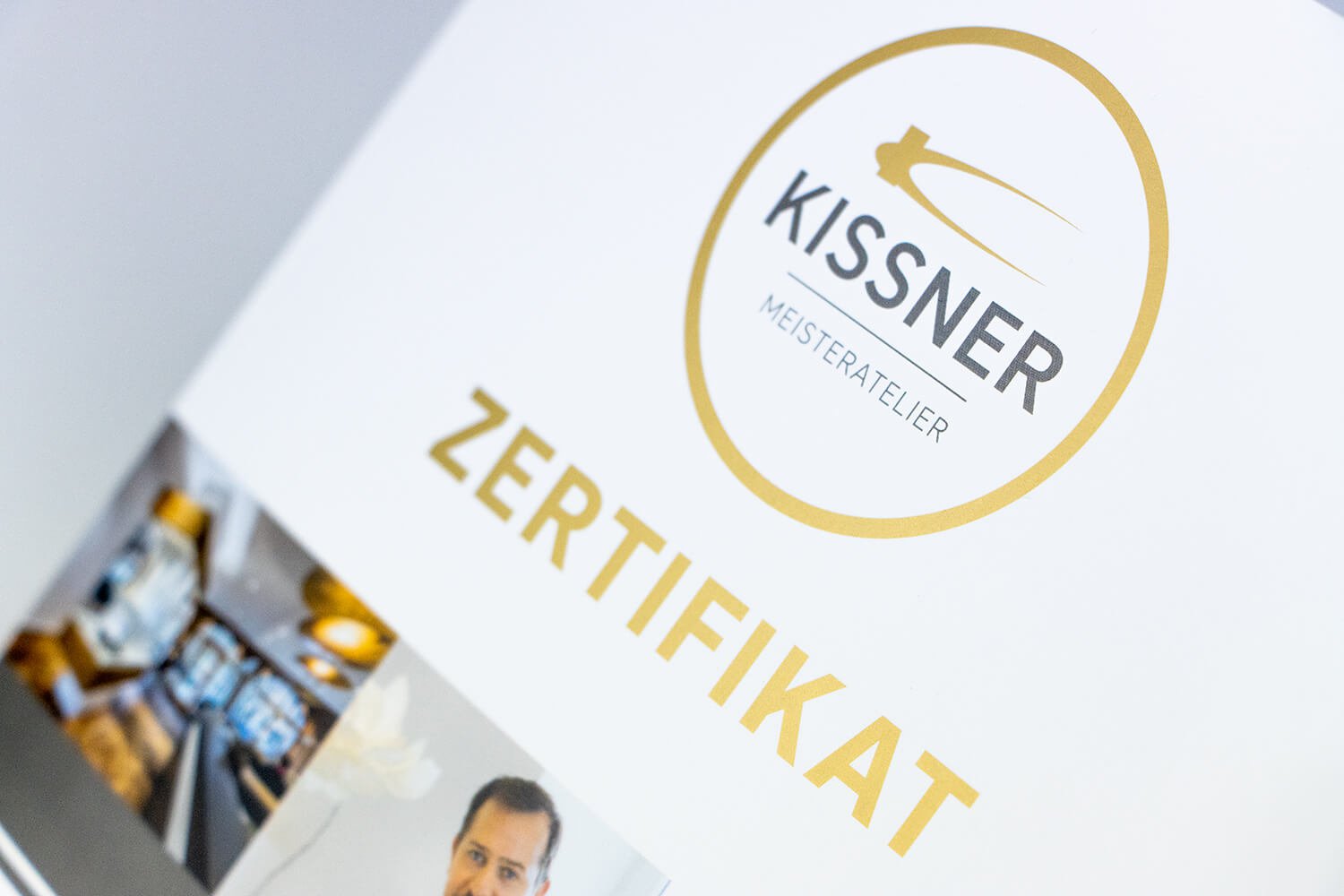 Carsten Kissner Meisteratelier aus Schwetzingen Ansicht Zertifikat mit Sonderfarben