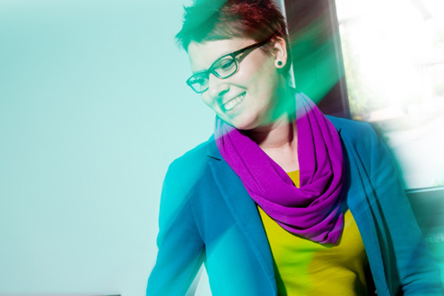 Miriam Hohmann ist Inhaberin der Firma FarbFaible