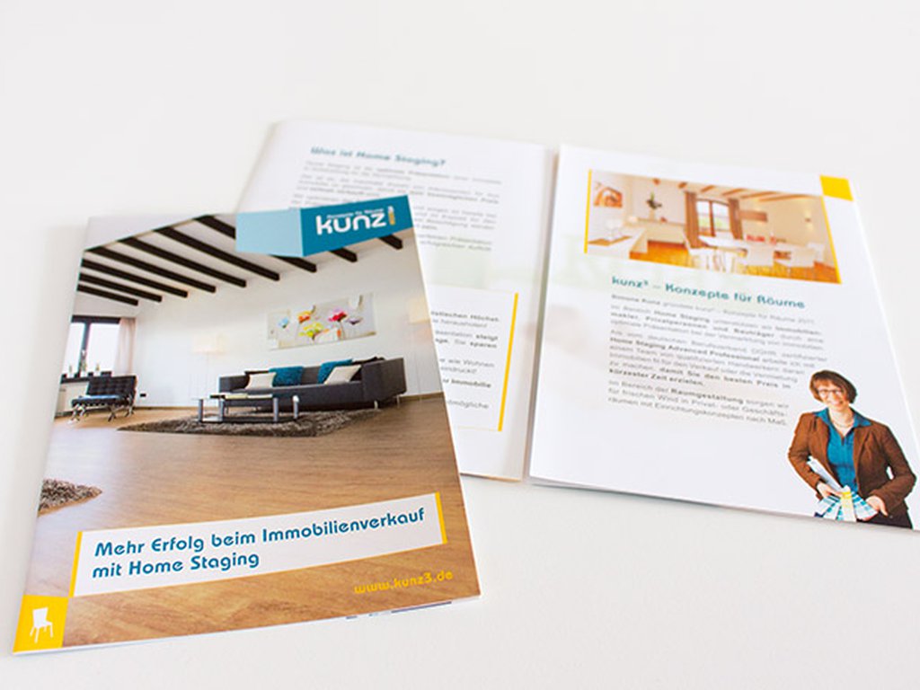 Flyer für Kunz3 Home Staging