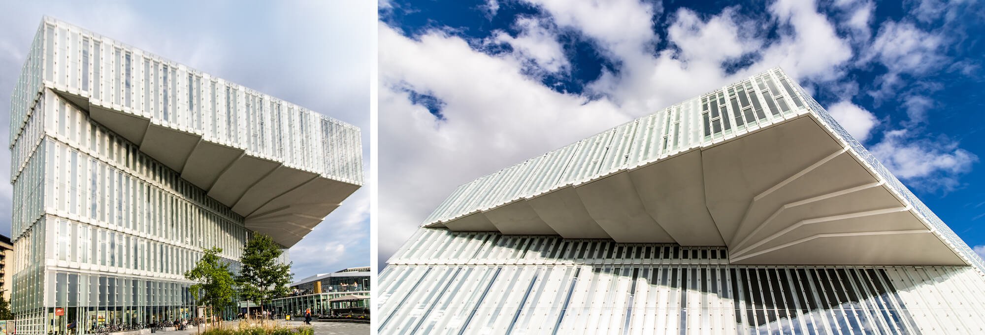 Workation in Norwegen, die Deichmann Bibliothek in Oslo von außen