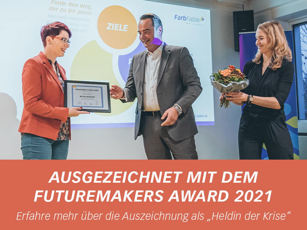 Futuremakers Award 2021 geht an Miriam Hohmann, FarbFaible