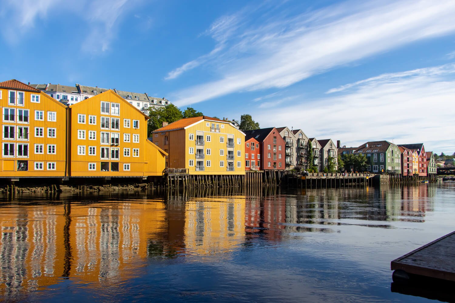 Workation in Norwegen, Trondheim mit seiner Altstadt, Gamle Byen
