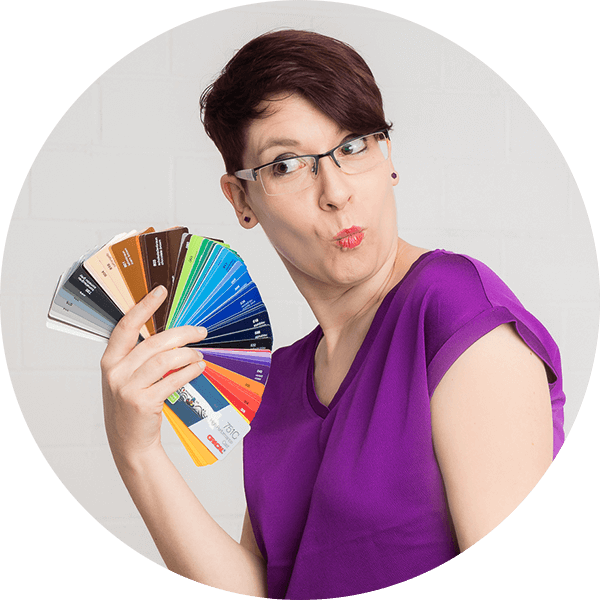 Miriam Hohmann Inhaberin und kreativer Kopf von FarbFaible mit einem Faible für Farben