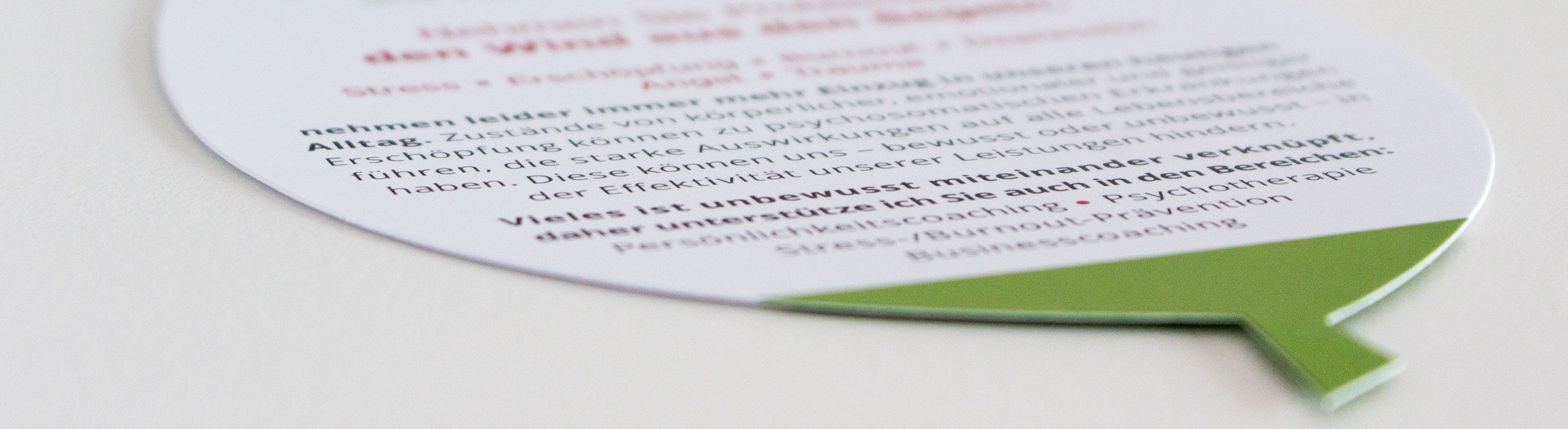 Flyer Heilpraktiker Blattformat Detail
