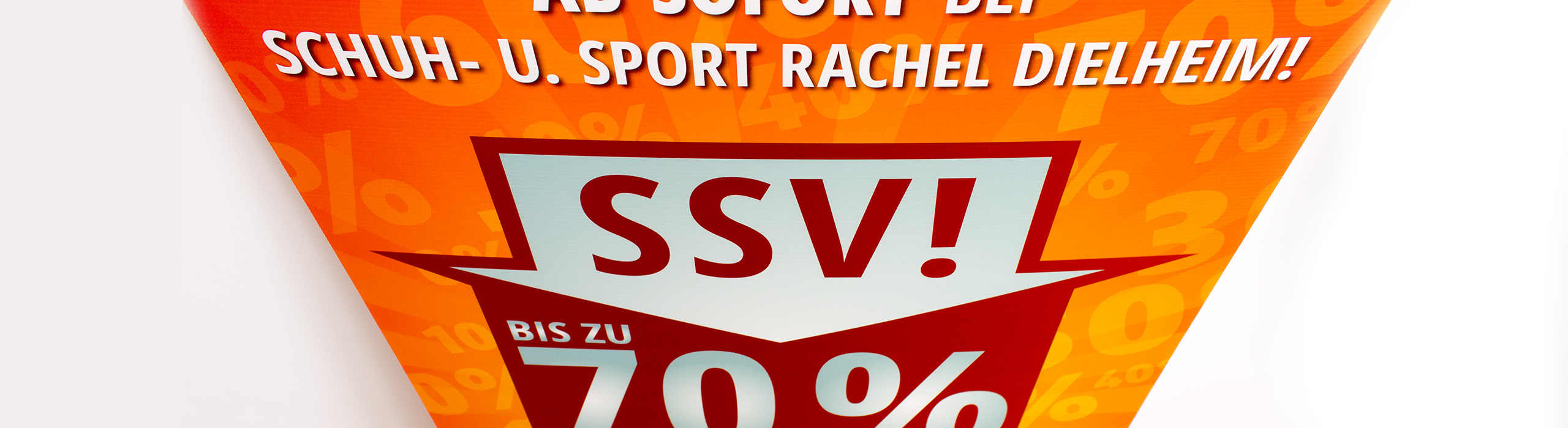 Gestaltung SSV Plakat Schuh und Sport Rachel Detail
