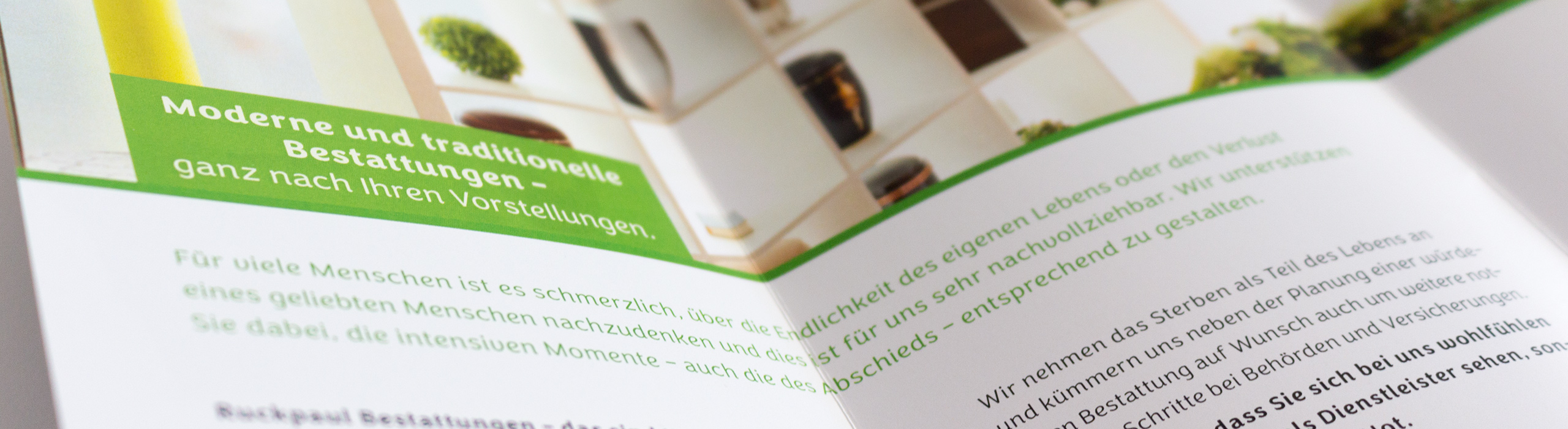 Werbemittel, die den passenden Rahmen für das Thema Bestattungen geben