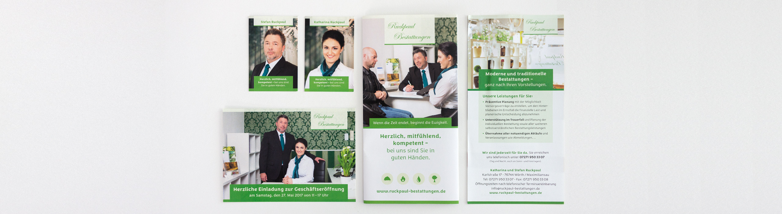 Werbemittel, die den passenden Rahmen für das Thema Bestattungen geben