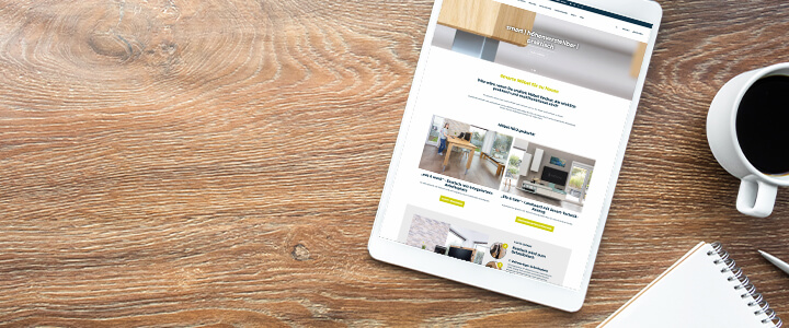 Smarte Möbel mit Online-Shop